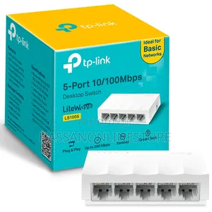TP-LINK LS1005 5-Port 10/100mbps Desktop Network Switch