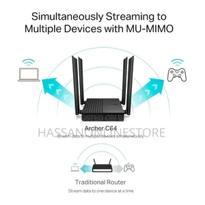 Tp-Link Archer C64 AC1200 Dual-Band Gigabit Wi-Fi Router