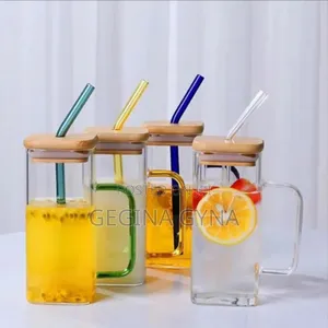 Glass Mugs With Straws