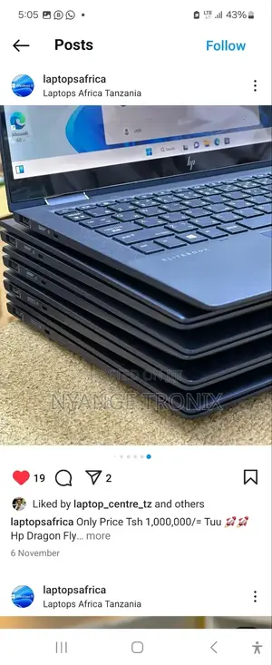 New Laptop HP Dragonfly G4 16GB Intel Core I5 SSD 512GB