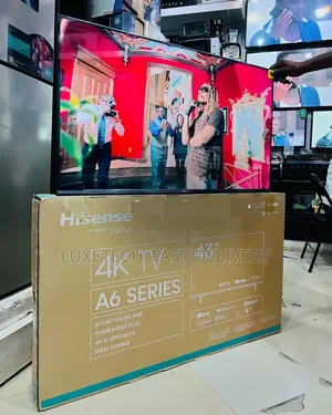 Hisense 43" Smart Uhd Tv With HDR and Bluetooth