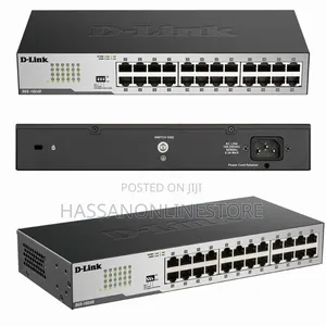 D-Link 24-Port Gigabit Unmanaged Desktop Switch
DGS-1024d