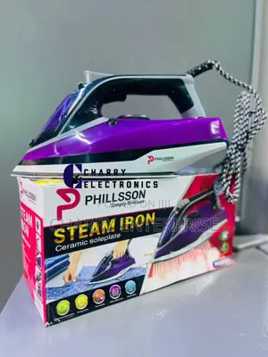 ORIGINAL PHILLSSON Steam Iron Ceramic Soleplate/Pasi Ya Maji
