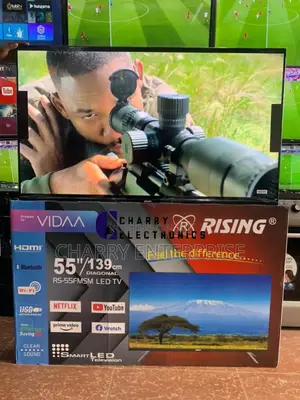 High Quality RISING 55 SMART FRAMELESS VIDAA TV Wt Bluetooth