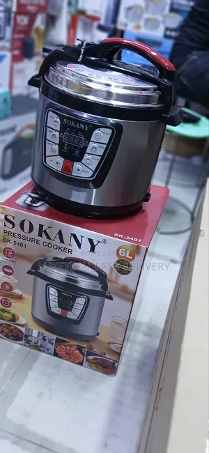 Sokany Electric Pressure Cooker 6L Digital 1000 Watts