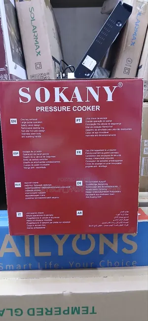 Sokany Multifunctionl Pressure Cooker 6 Litres Heavy Duty