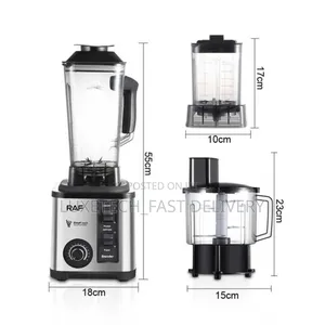 Raf Blender 2 Litres Heavy Duty Grinder Food Processor Mixer
