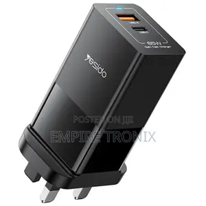 YESIDO YC92 USB-A + Type-C Dual Port 65W Fast Charger