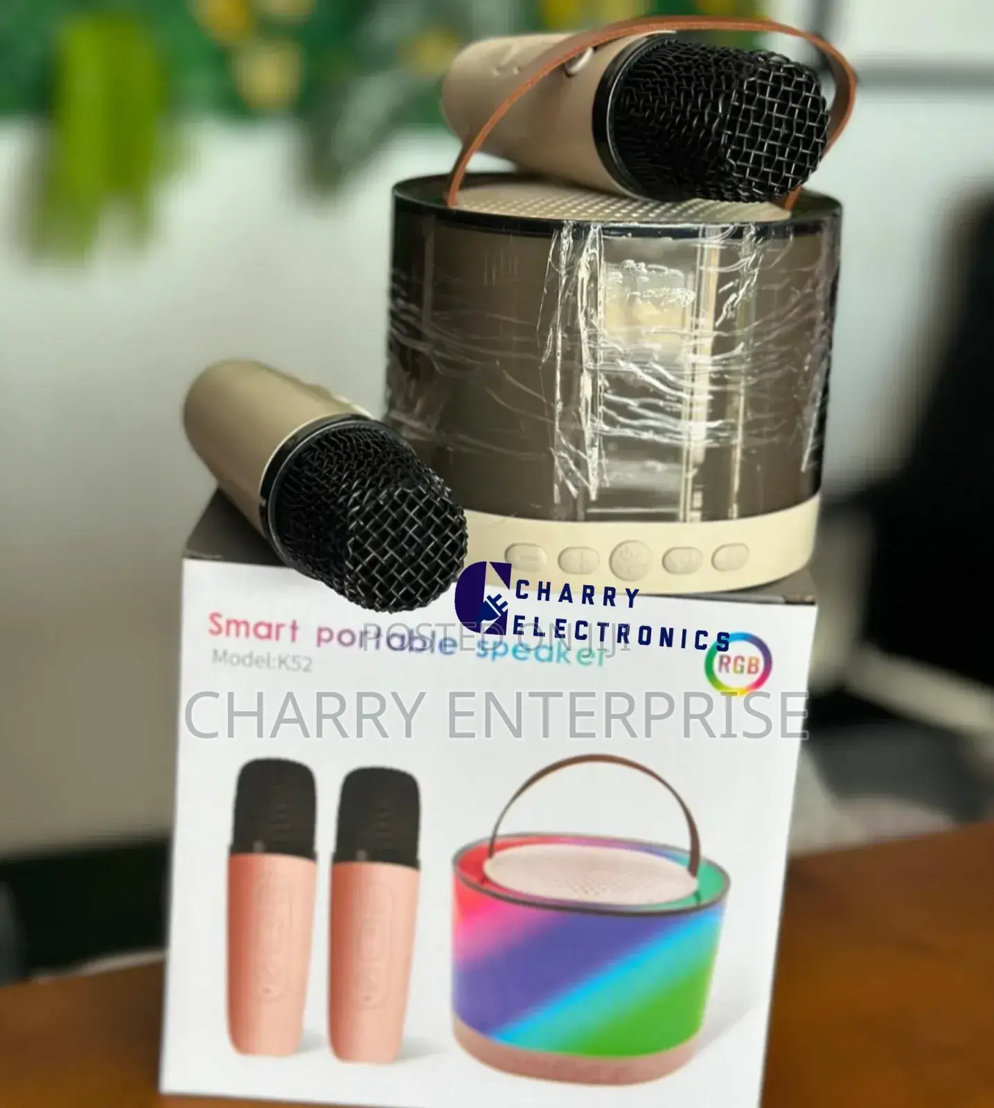 Smart Portable Karaoke Mini Bluetooth Speaker With 2 Mic