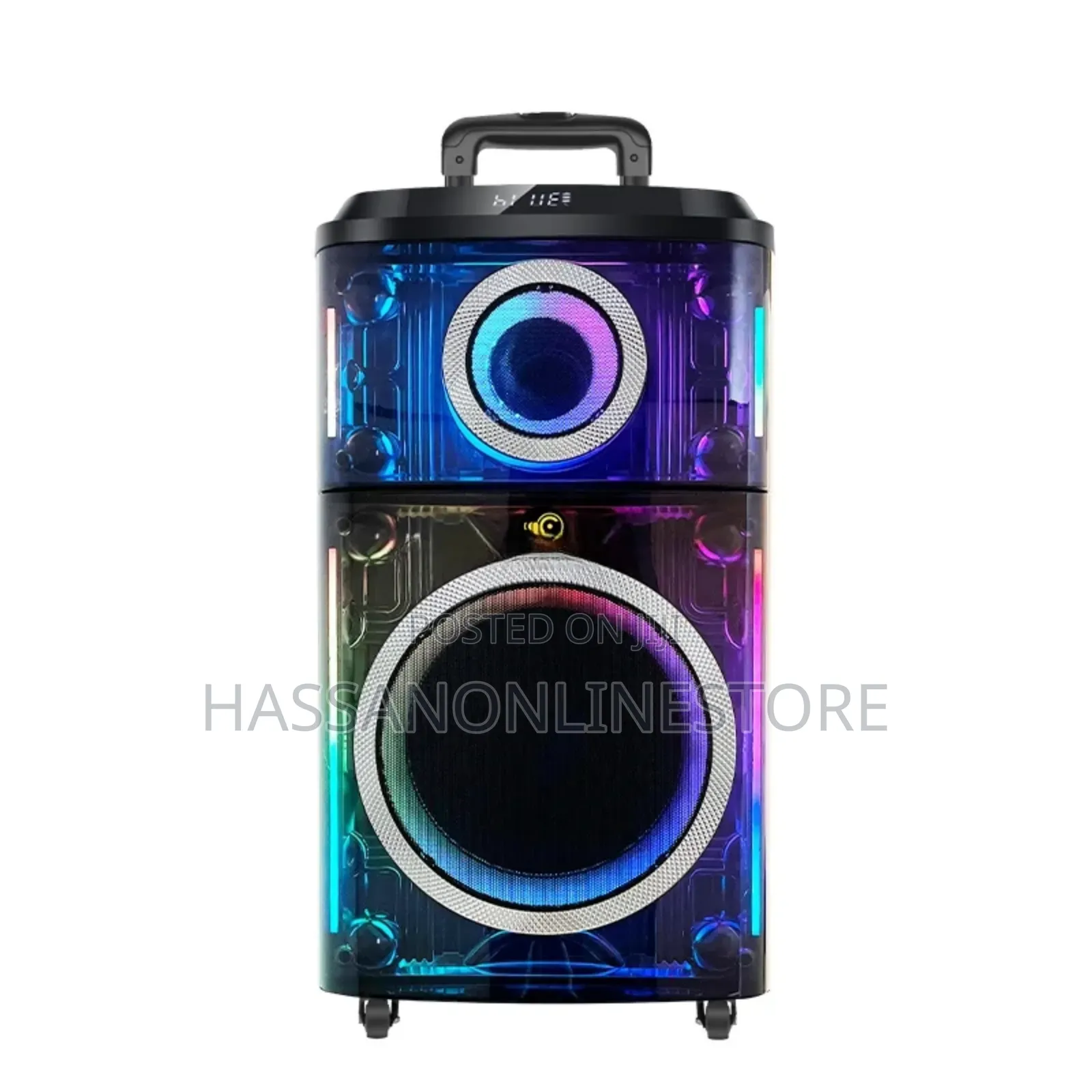 Party Trolley Speaker + With 2 Microphones