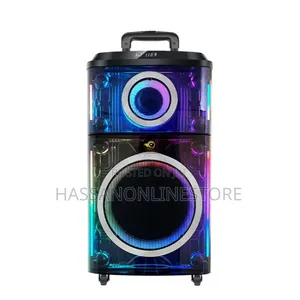 Party Trolley Speaker + With 2 Microphones