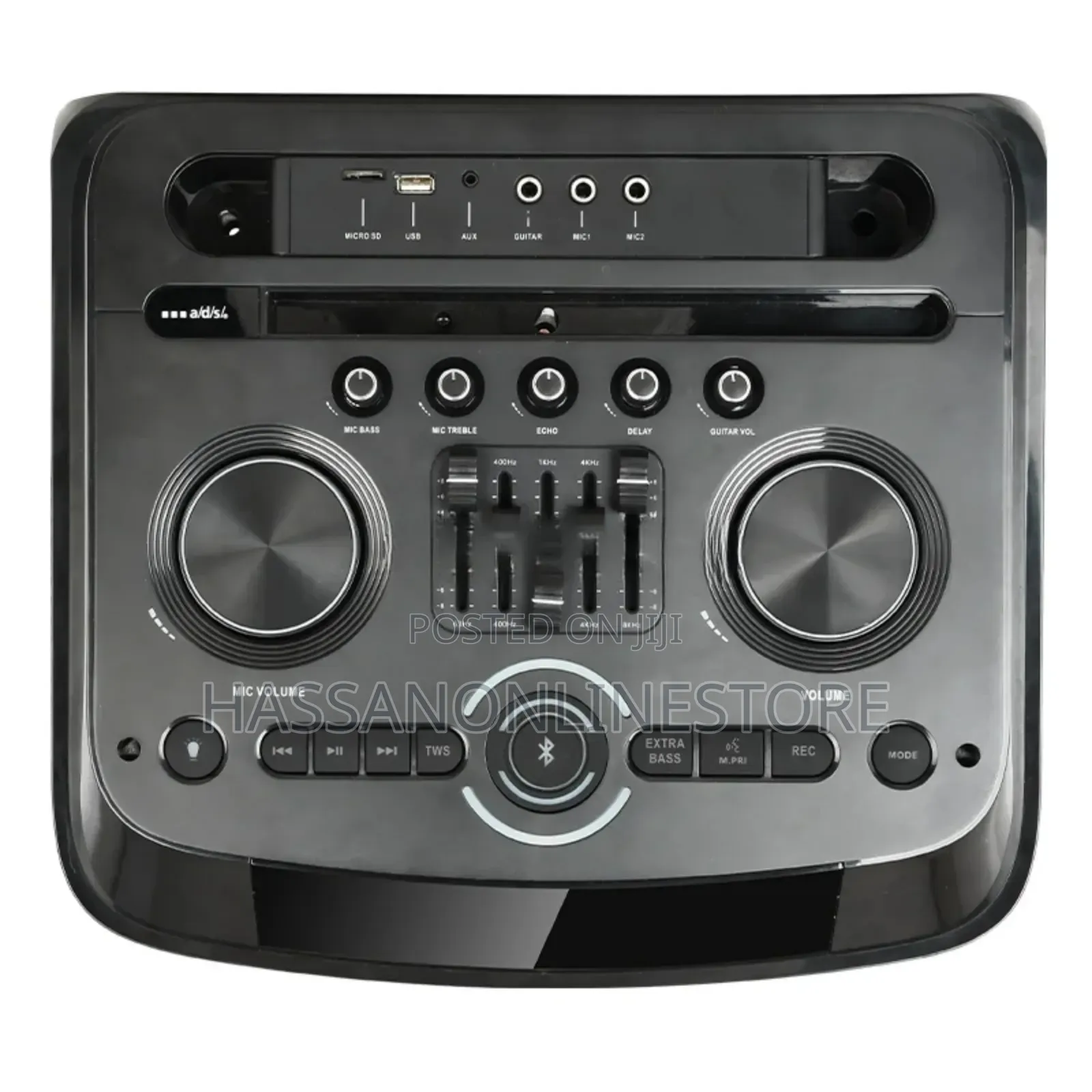 Party Trolley Speaker + With 2 Microphones