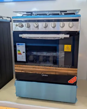 Midea Gas Cooker 4 Burners With Electric Oven 60×60