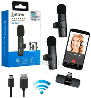 BOYA BY-MW3 Wireless Microphone Dual Mic