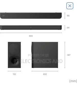 SONY HT-S400 330W 2.1ch Soundbar With Wireless Subwoofer