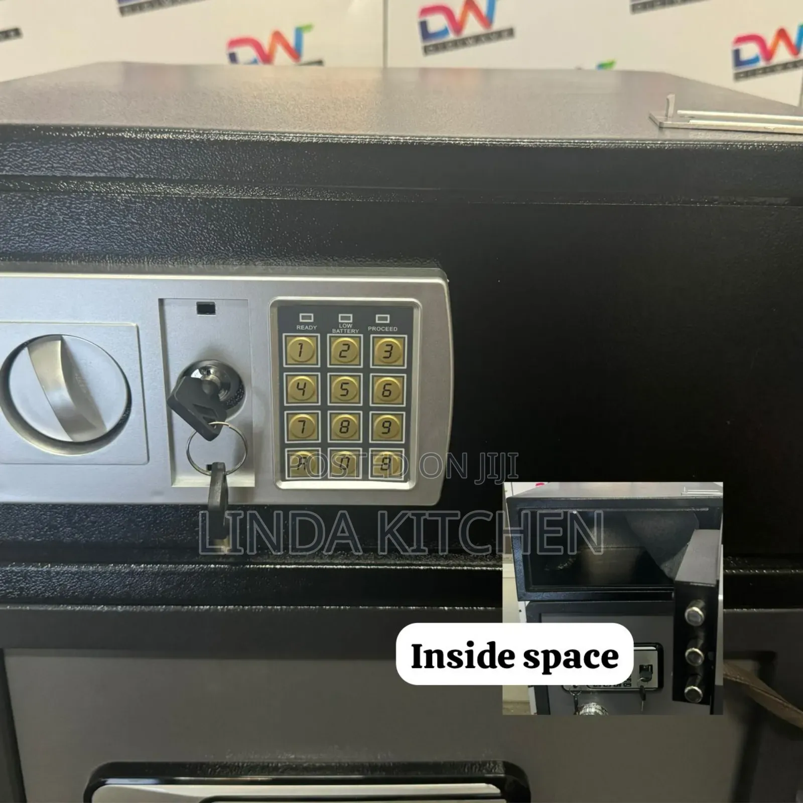 Metal Wall Mounted Electronic Safe 42cm