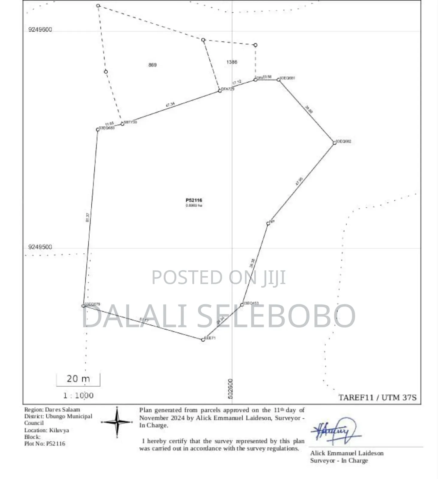 Plot 2hecter at Kiluvya Kwa Komba