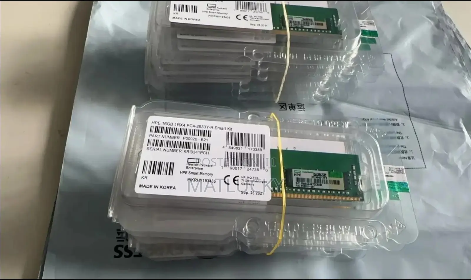 Hpe 16gb (1x16gb) Single Rank X4 Ddr4‐2933 Smart Memory Kit
