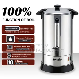 Sonifer Stainless Steel 10 Liter Electric Hot Water Boiler