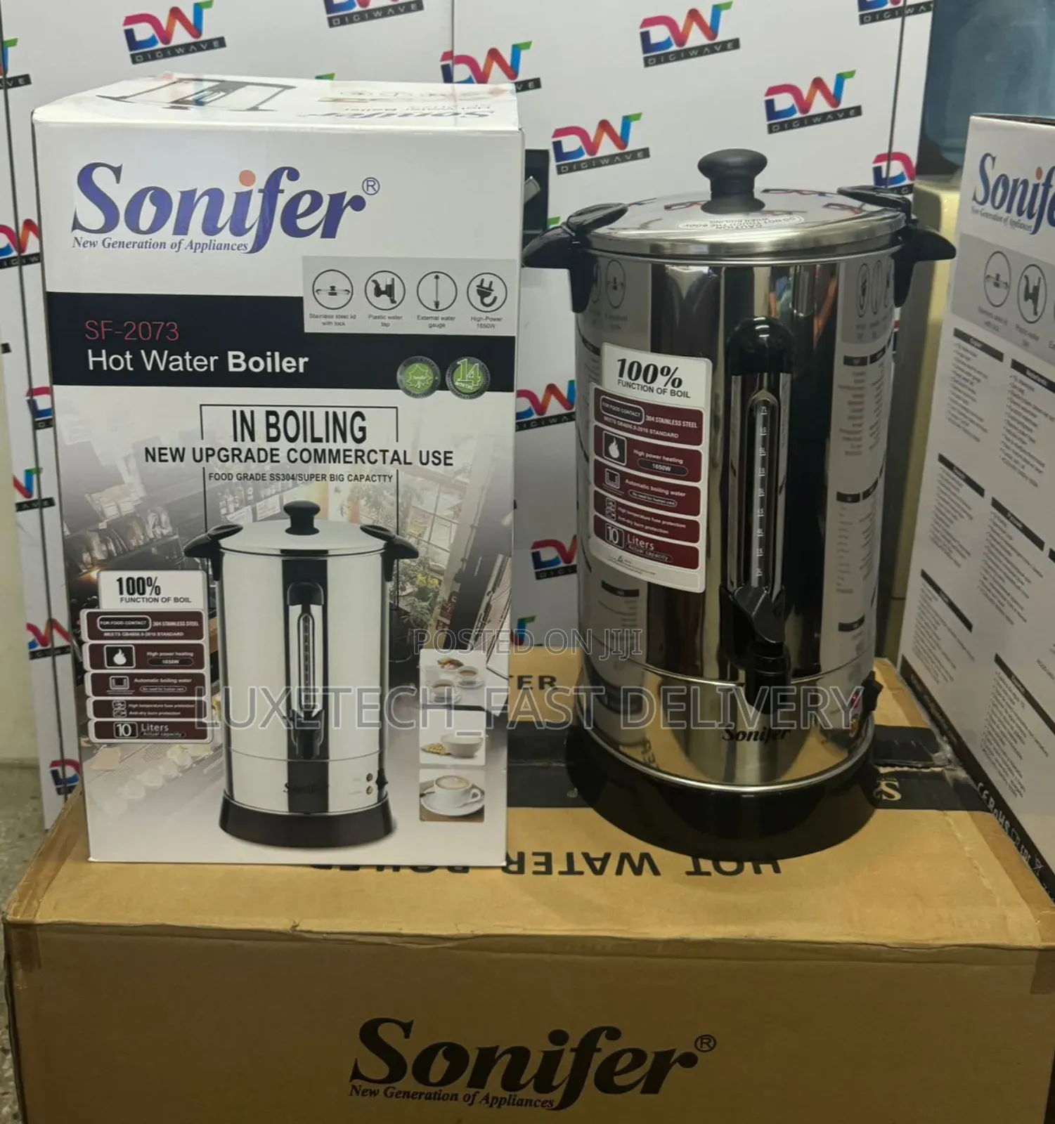 Sonifer Sf-2073 Commercial Hot Water Boiler 10-Liters