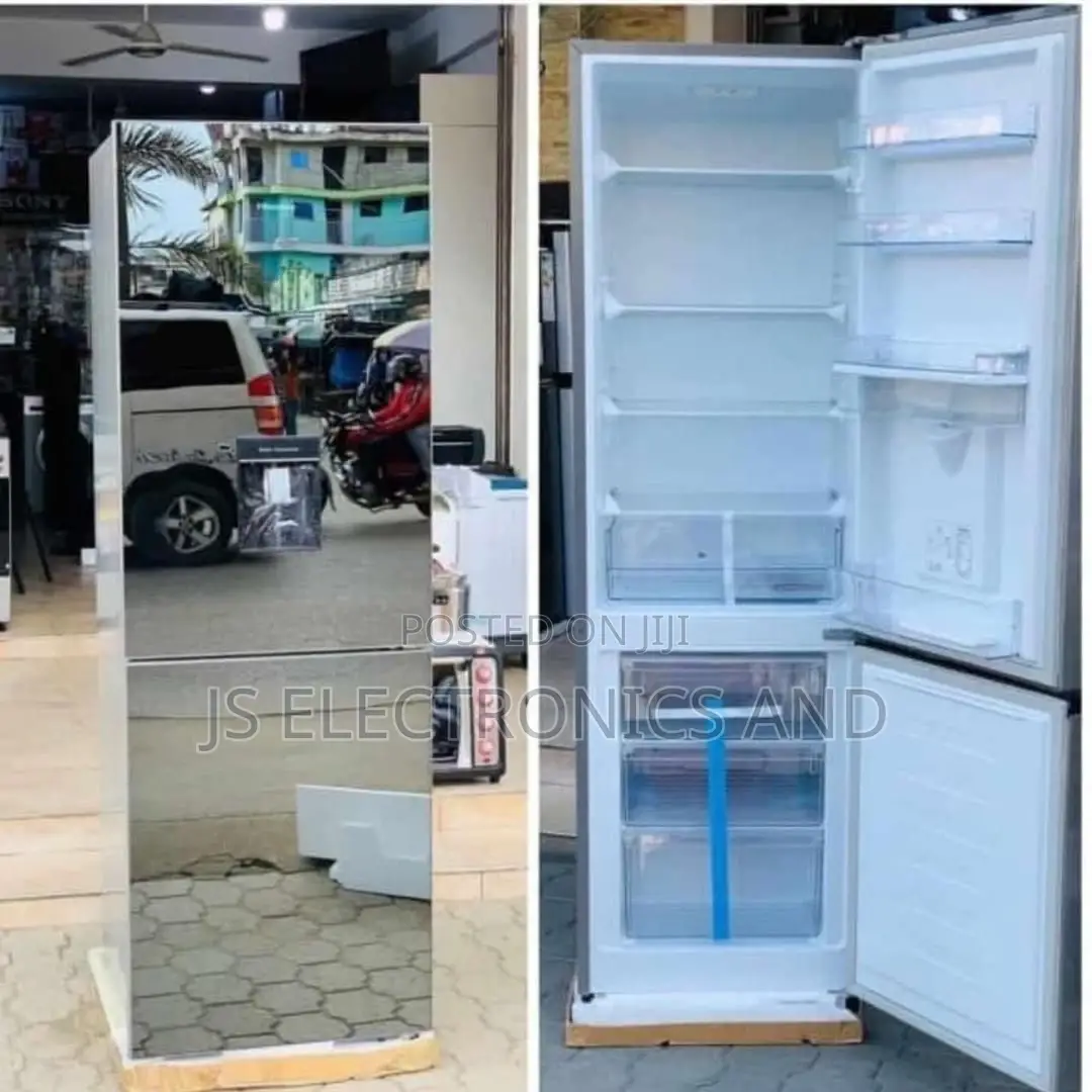 Hisense Refrigerator Liter 269 Double Door Mirror  Shine 