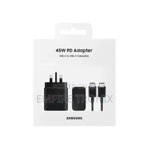 Samsung Fast Charger 45W 5A USB-C Power Adapter With Cable
