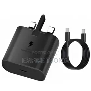 Samsung 25W Fast Charger1m C2C Cable 3 Pin