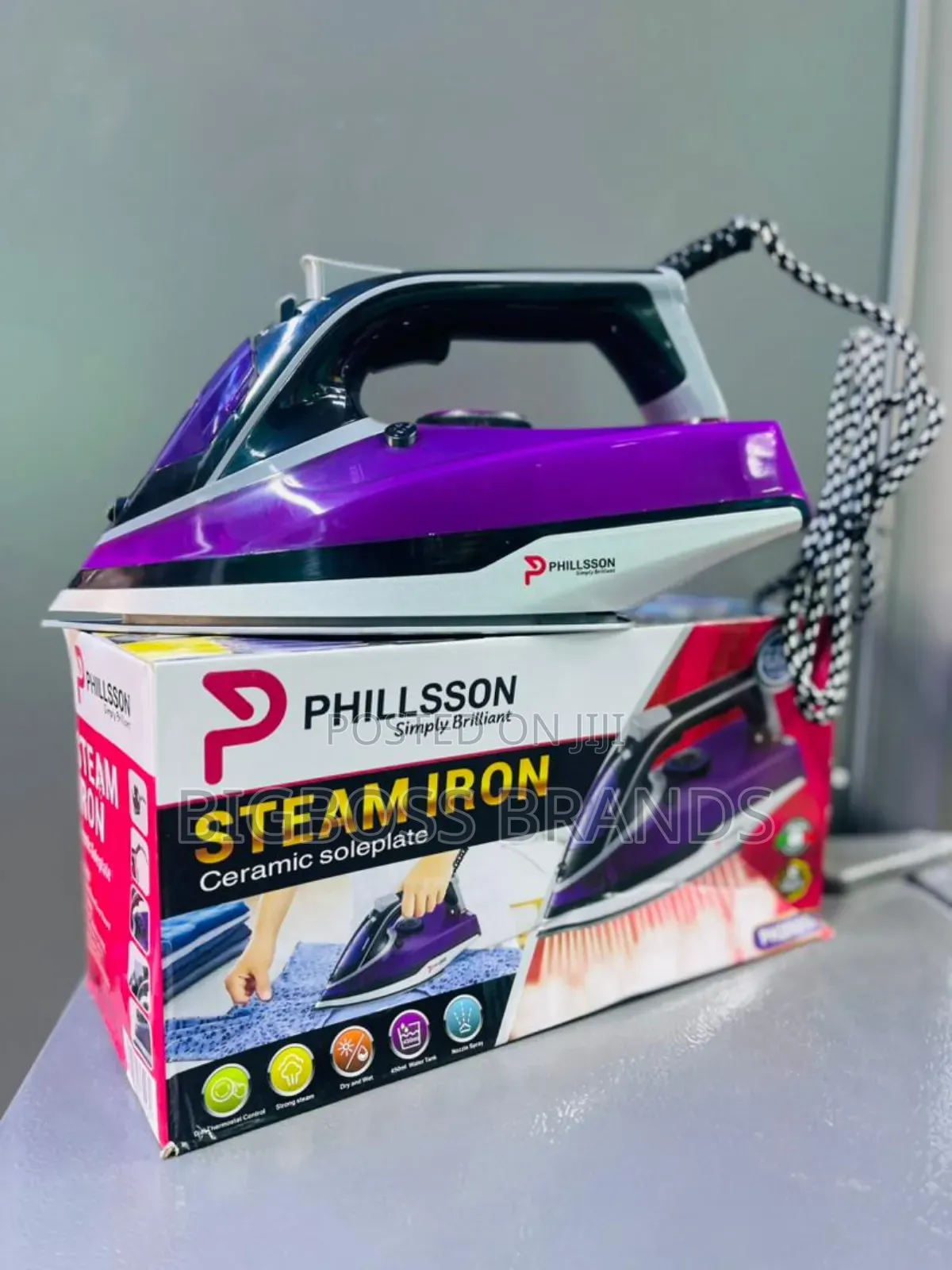 Phillsson Steam Iron/Pasi Ya Maji