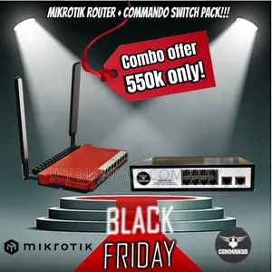 Mikrotik Router + Commando Switch Pack