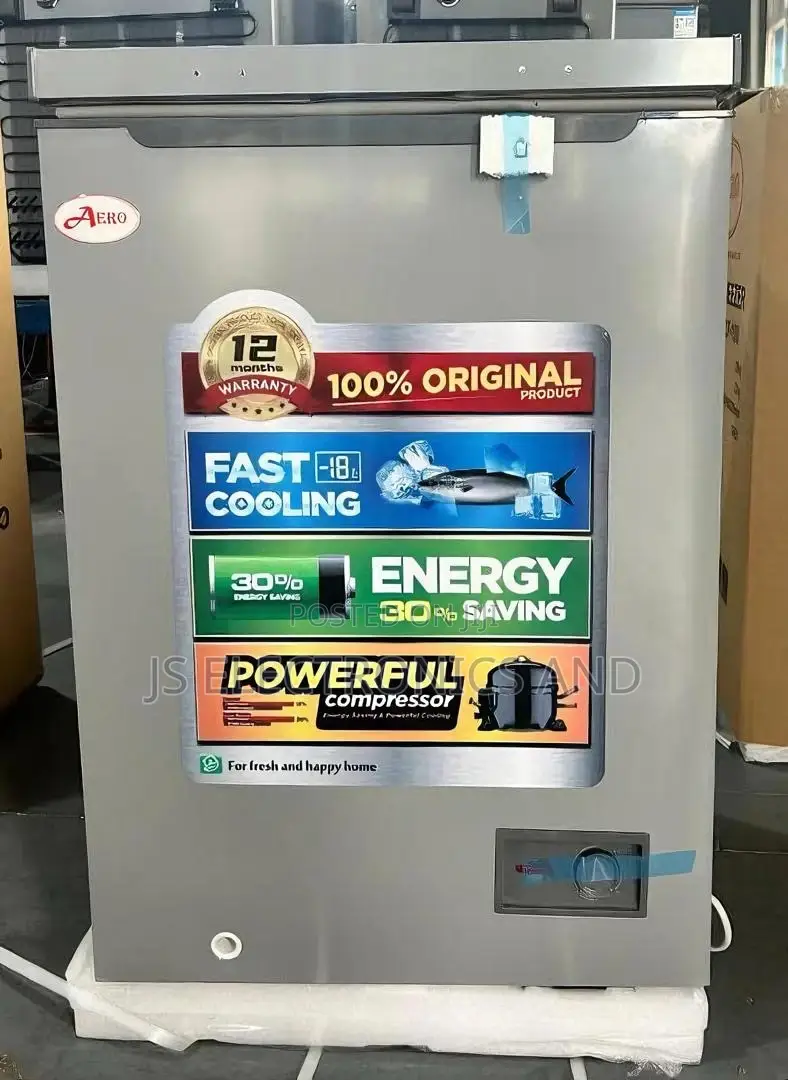 AERO CHEST FREEZER 100liter Ni Mlango Mmoja Ni Imara Sana