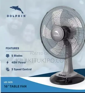 Dolphin Table Fan