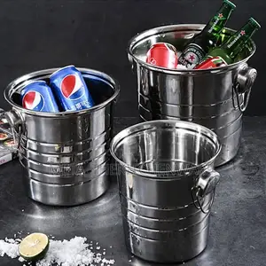 Stainless Steel Ice Bucket 8L