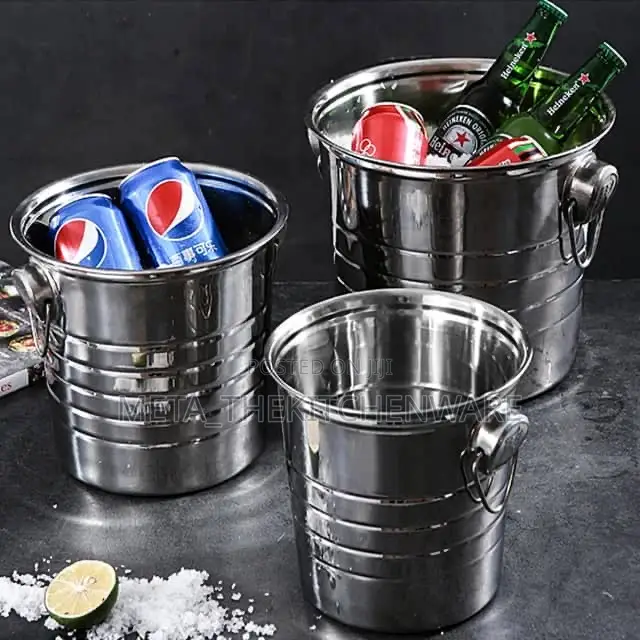Stainless Steel Ice Bucket 8L