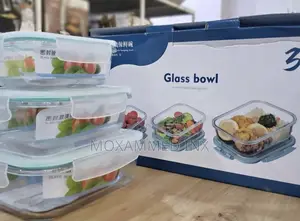 Food Storage 3 Bowl Glasses