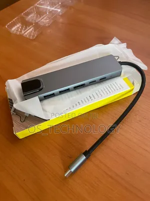 Original 6 in 1 Type C to Hdmi,Rj45,2 Usb,2 Type C