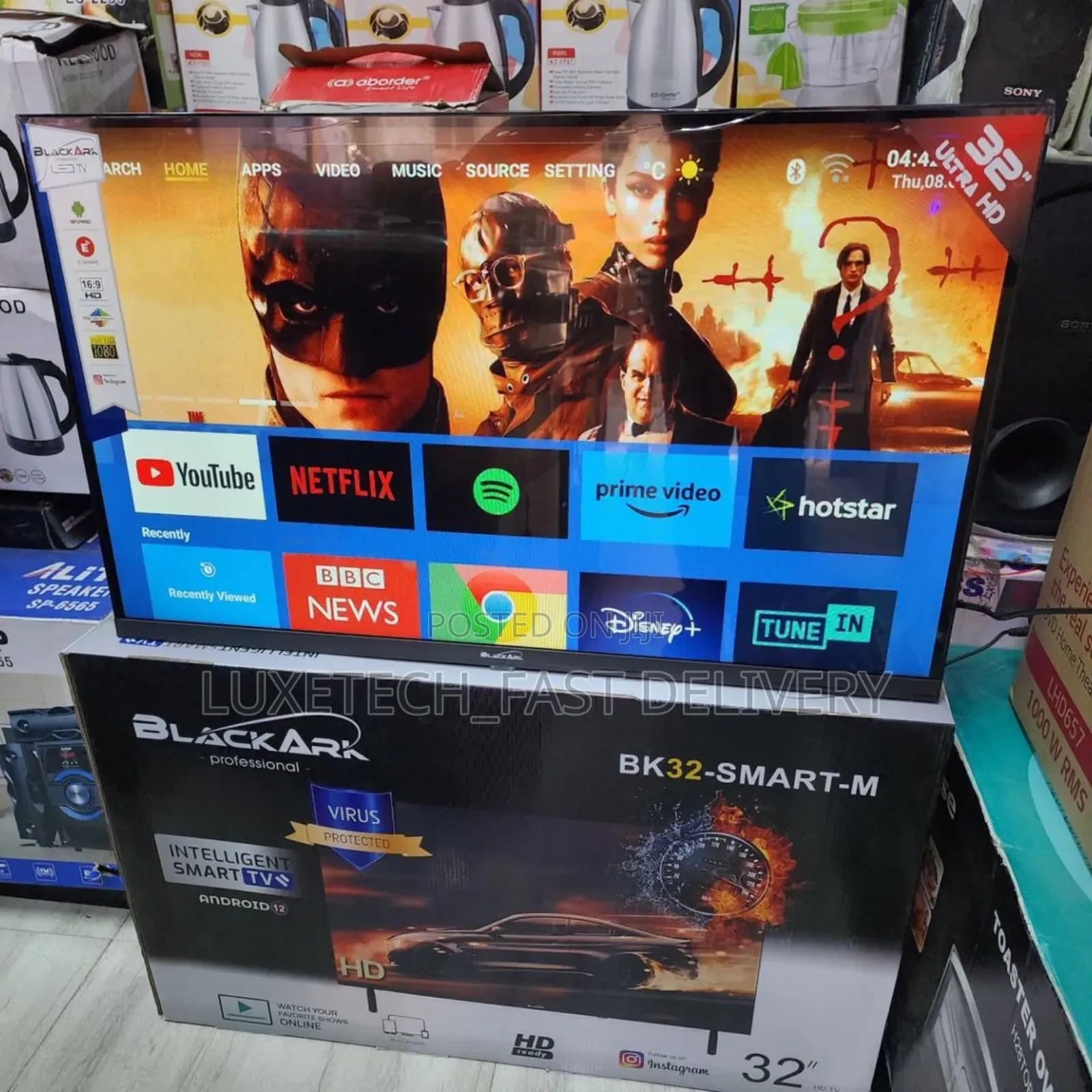 Black Ark 32 Inches Smart Android TV
