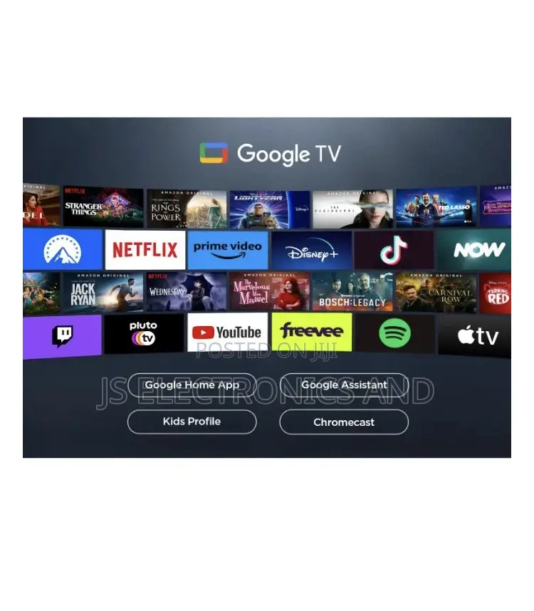 TCL TV Inch 65 Qled Google Smart Free Wall Braket