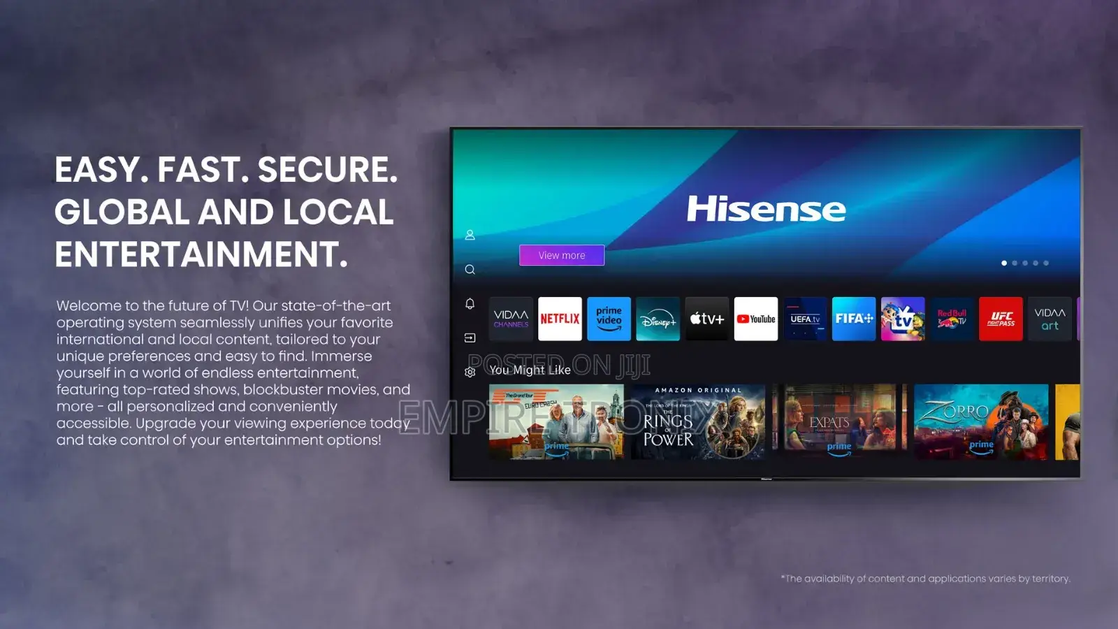Hisense 55U6N Pro Mini-Led Uled Vidaa Smart TV