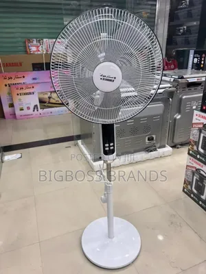 Star Gold Electric Remote Stand Fan 16"