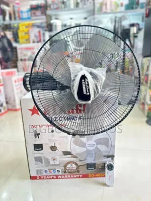 Star Gold Electric Wall Fan 16 (Remote)