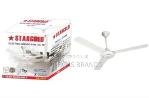 Star Gold Electric Ceiling Fan 56"