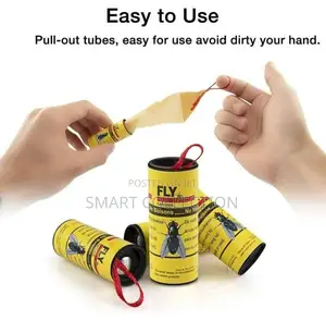 Sticky Ribbon Fly Catcher Traps - 4 PCS Set