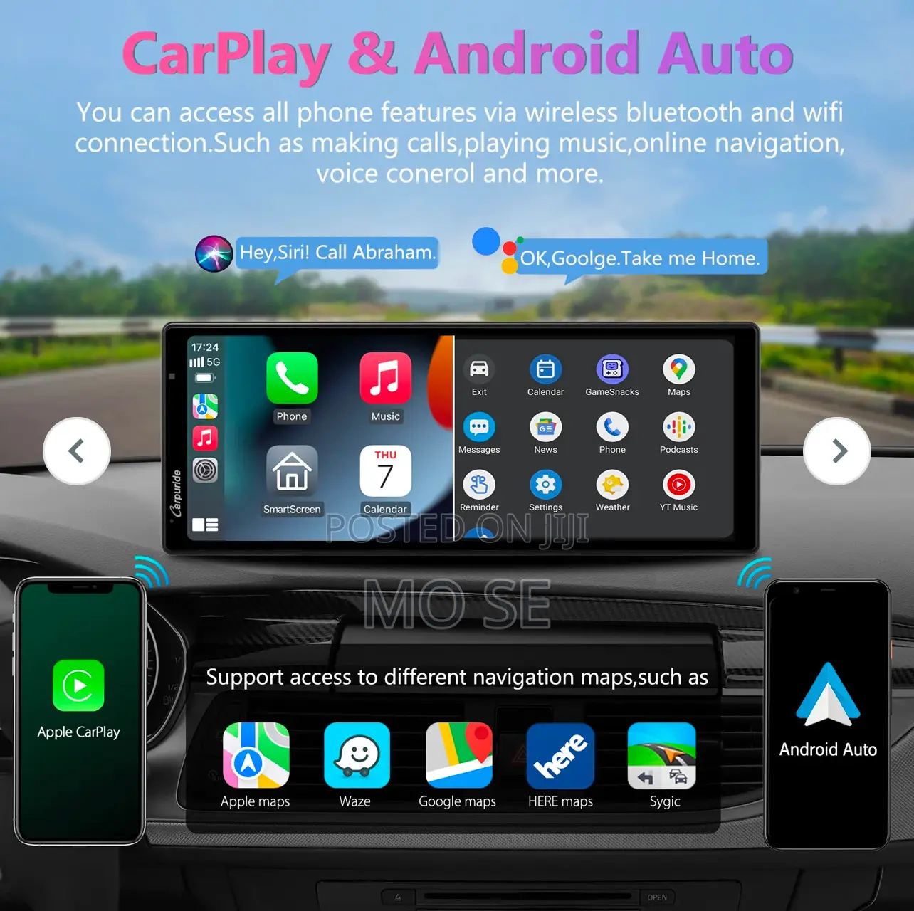 Apple Carplay Android Auto (Wireless)