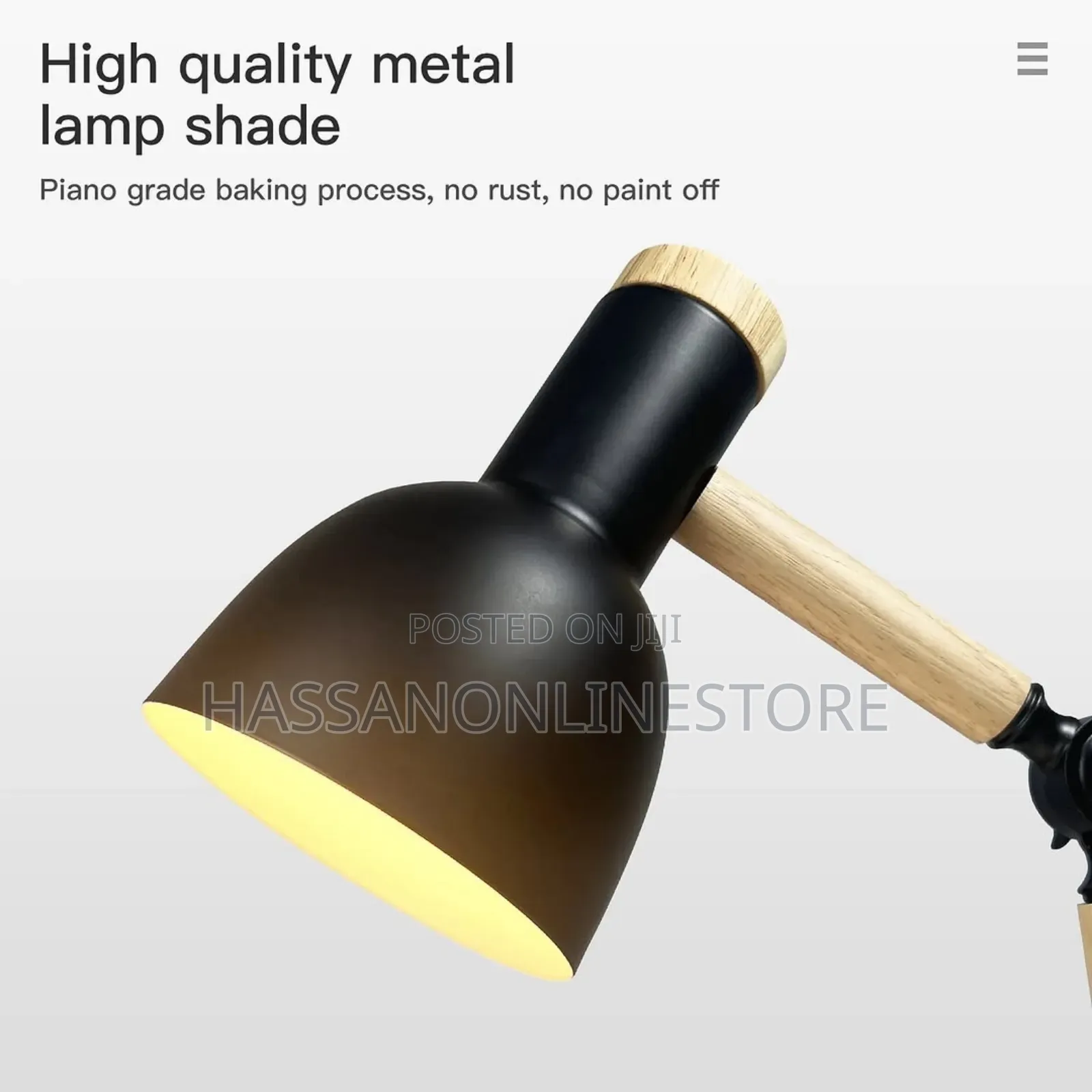 Nordic Wooden Art Iron Led Folding Desk Lamp