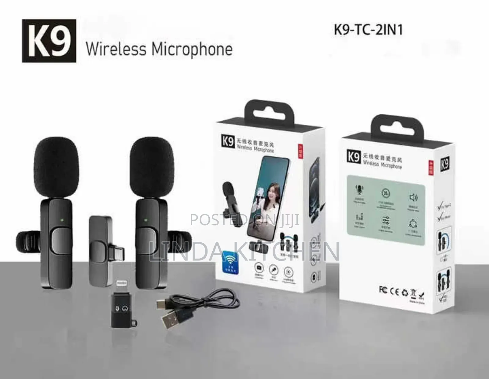 Wireless Microphone 2in 1