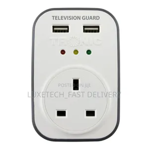 TRONIC Television Guard With 2 USB 13amps AVS