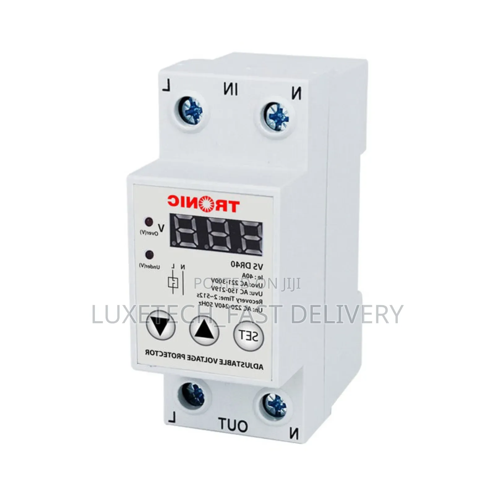 TRONIC Adjustable Voltage Protector 40A