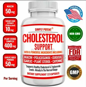 Cholesterol Support With 6 Powerful Ingredients Included