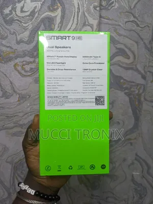 New Infinix Smart 9 64 GB Black