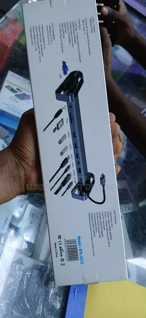 10-in-1 USB-C/Type-c Hub Adapter Made of Aluminum Alloy